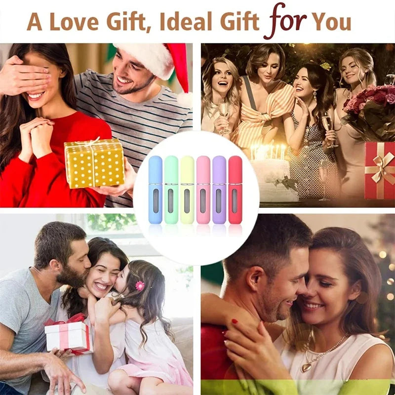 5ml Mini Refillable Perfume Atomizer Spray Bottles for Travel