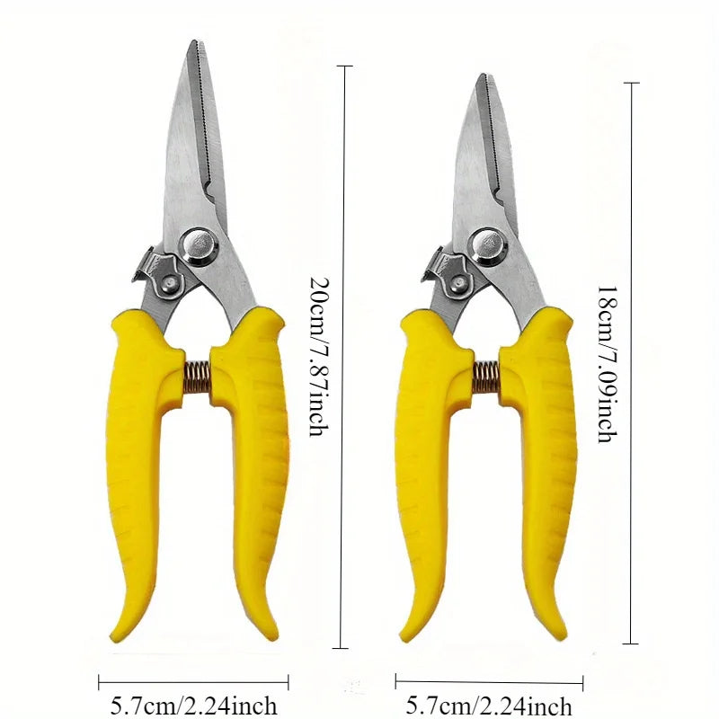 Heavy-Duty Stainless Steel Scissors | Metal & PVC Sheet Cutting