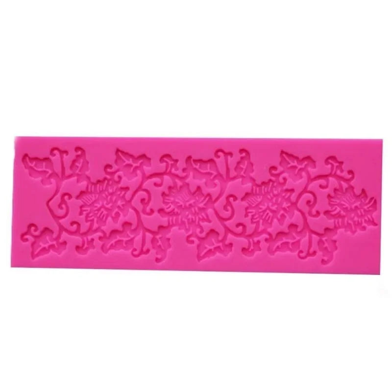 Bloemen Wijnstok Silicone Cake Mold Lace Flower Leaf Design Sugar
