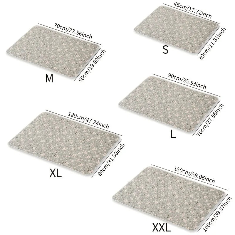 Extra Large Washable Dog Training Mat – Reusable Pet Pad