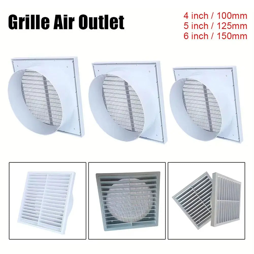 Wall Ceiling Grille Air Outlet Pipeline Ventilation Plastic Fresh