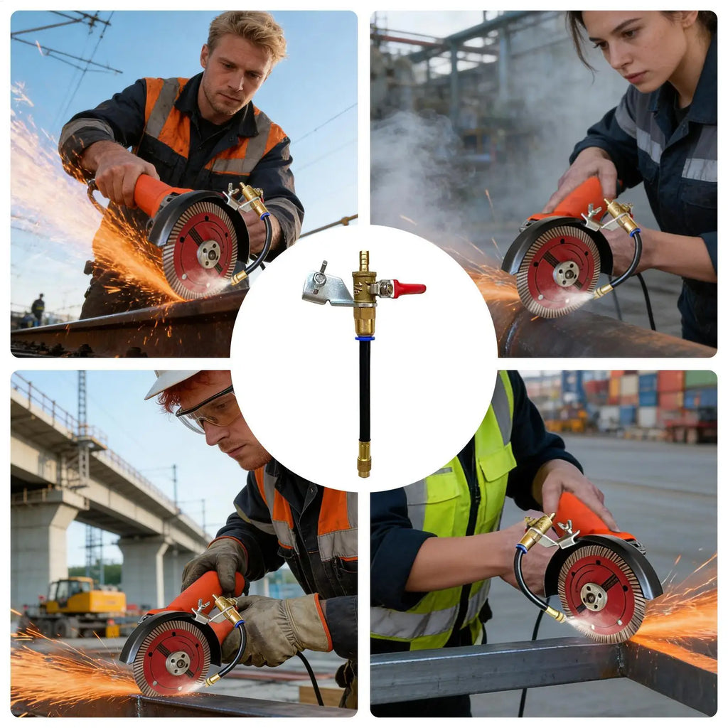 Angle Grinder Misting Water Sprayer – 2-Mode Coolant Tool