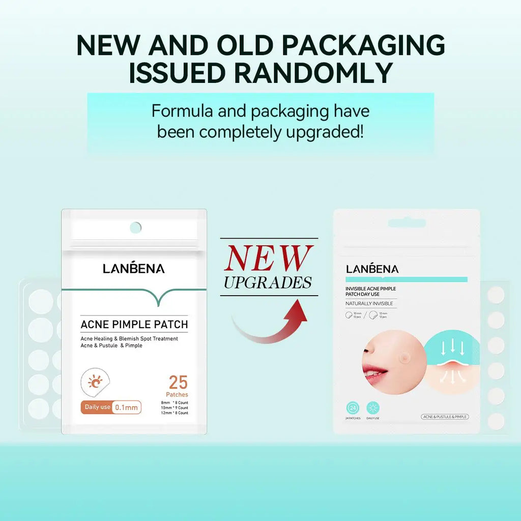 LANBENA Invisible Acne Pimple Patches – Day & Night Use