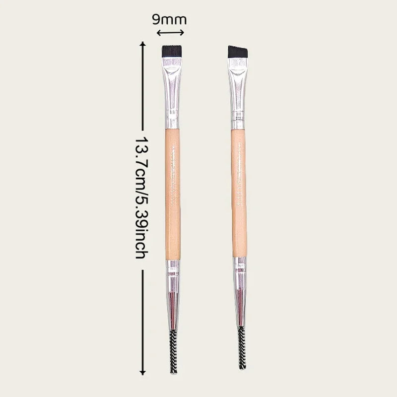 2-in-1 Eyebrow & Eyelash Spoolie Brush | Dual Ended