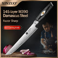 XINZUO 8.46" Damascus Carving Knife – 145-Layer M390 Steel