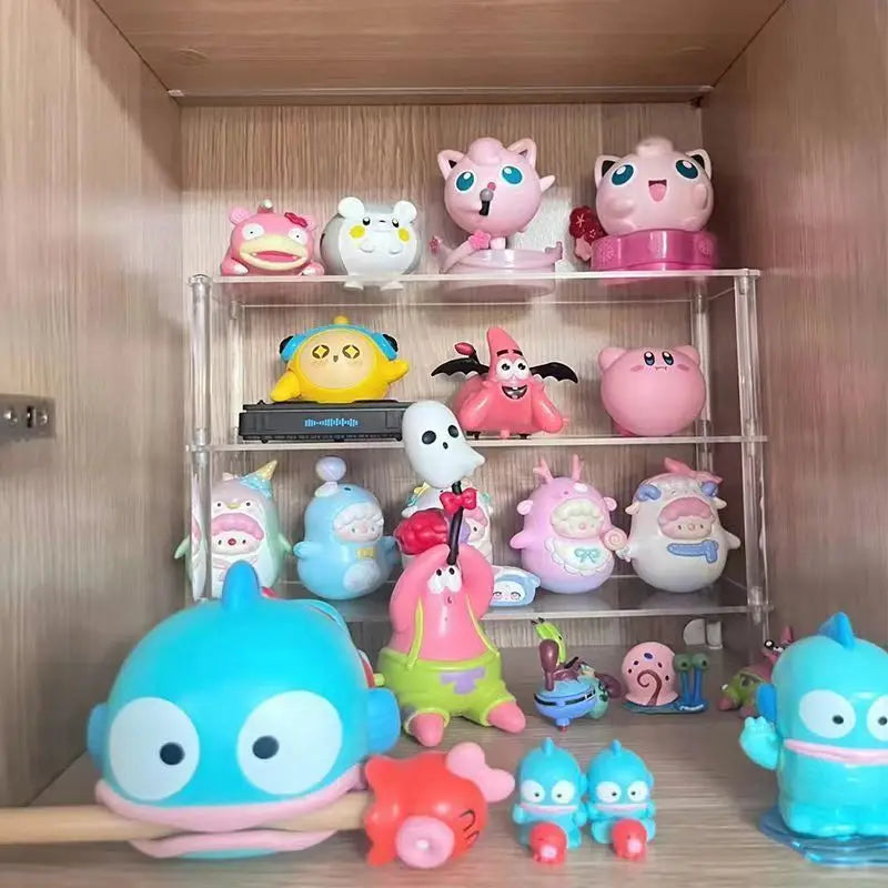 Acrylic Multi-Layer Display Rack for Figurines, Dolls & Toys