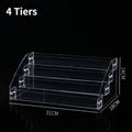 Acrylic Nail Polish Organizer – Clear Ladder Display Rack Stand