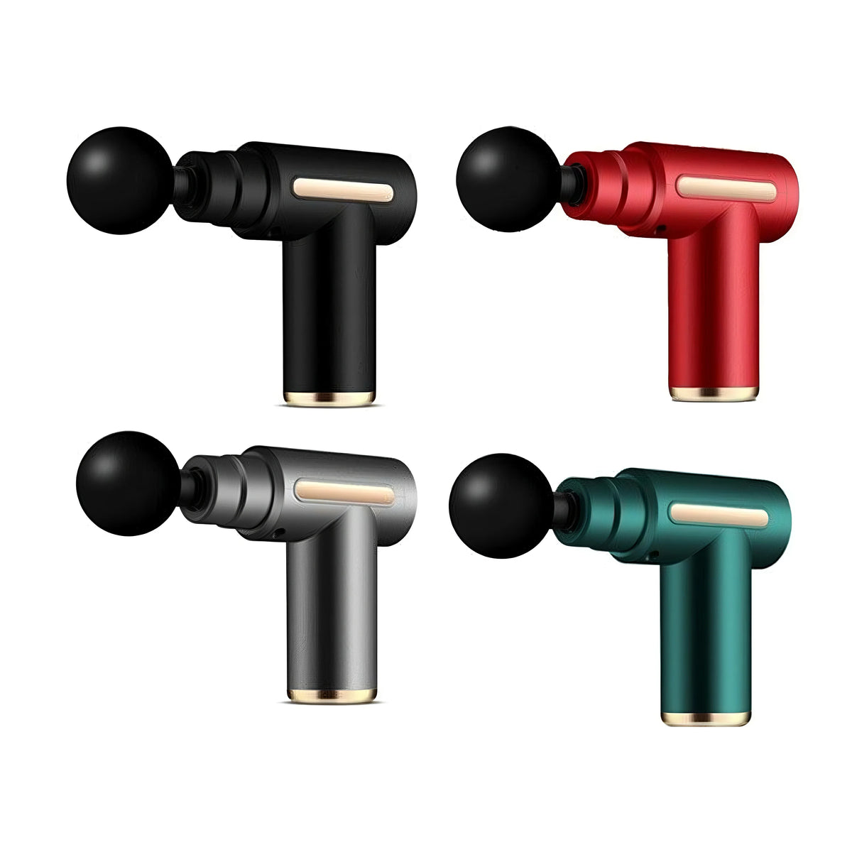 Mini Fascia Gun | Portable Rechargeable Multi-Head Massager