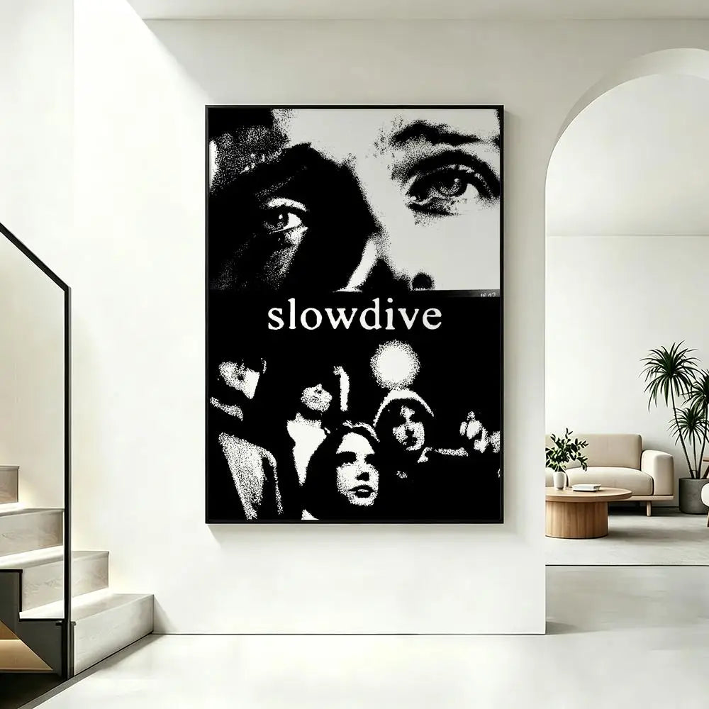 Slowdive Band Poster – HD Art Print Wall Decor