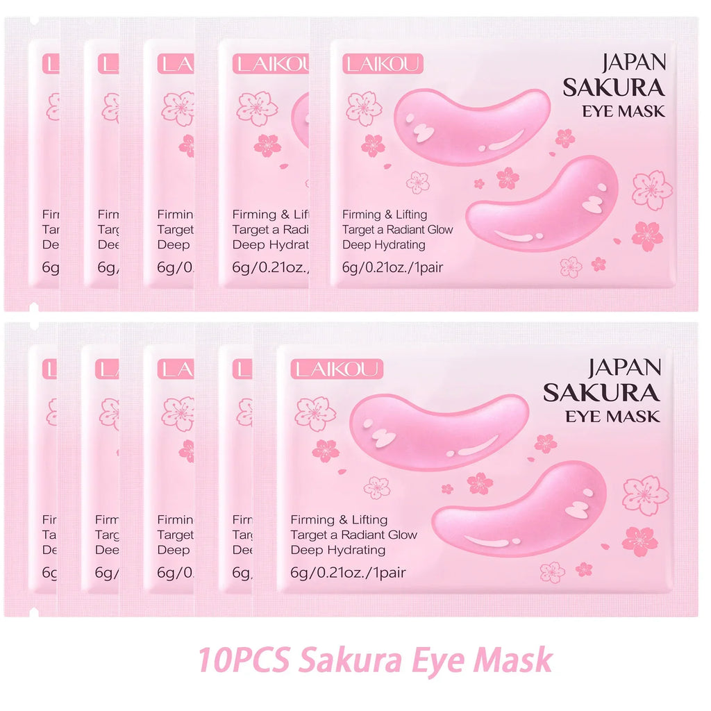 LAIKOU Sakura Eye Mask – Firming Hydrating Under Eye Patches