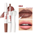 QiBest 8-Color Matte Liquid Lipstick & Hydrating Lip Balm Duo