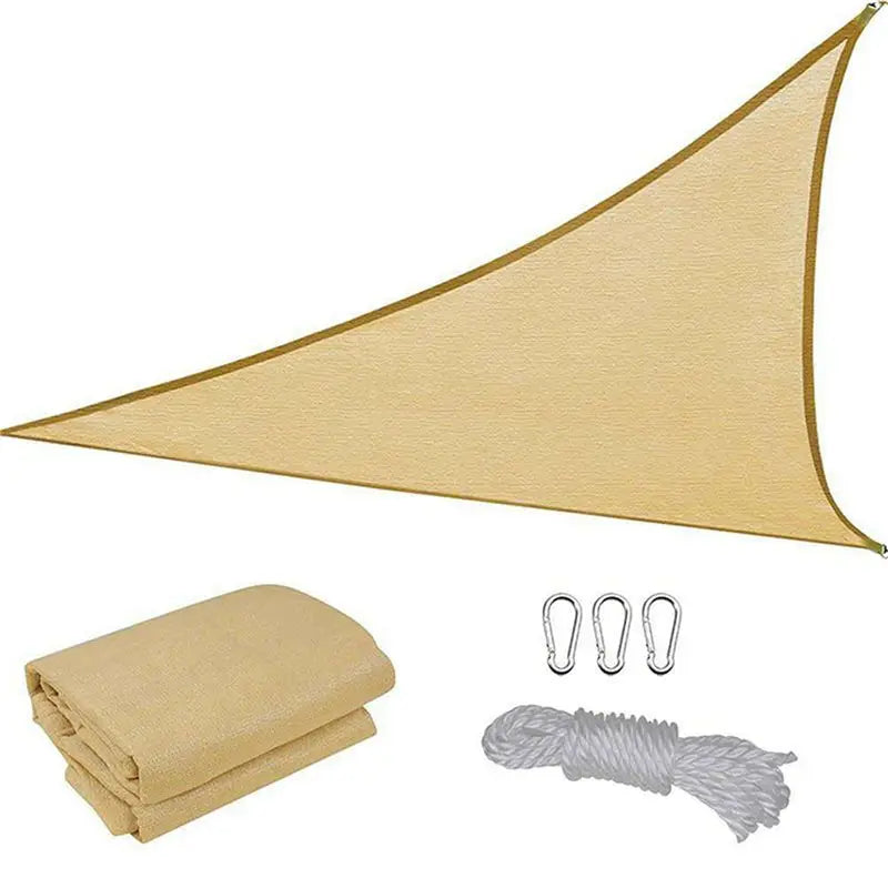 Triangular Shade Sail 1x1x1m 2-Pack | UV Block Outdoor