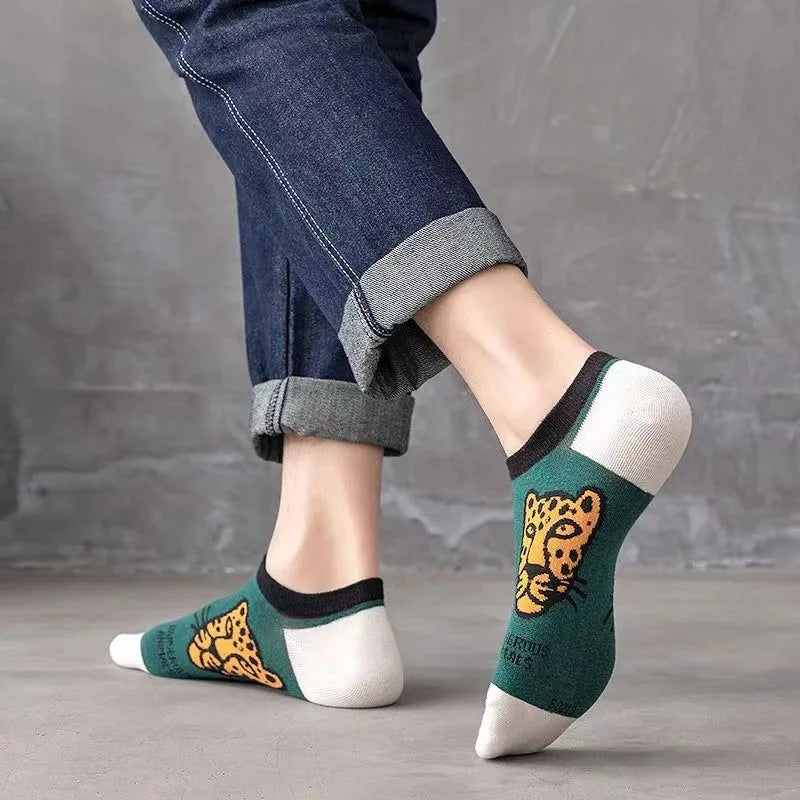 10 Pairs Cartoon Ankle Socks Men Women – Cute Breathable Set