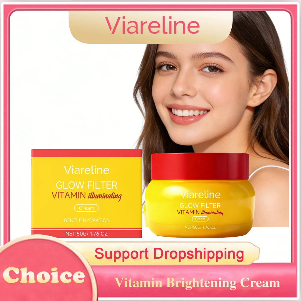 Vitamin Brightening Cream Hydrating Firming Glowing Smoothing
