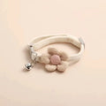 Cute Flower Bowtie Cat & Small Dog Bell Collar – Adjustable