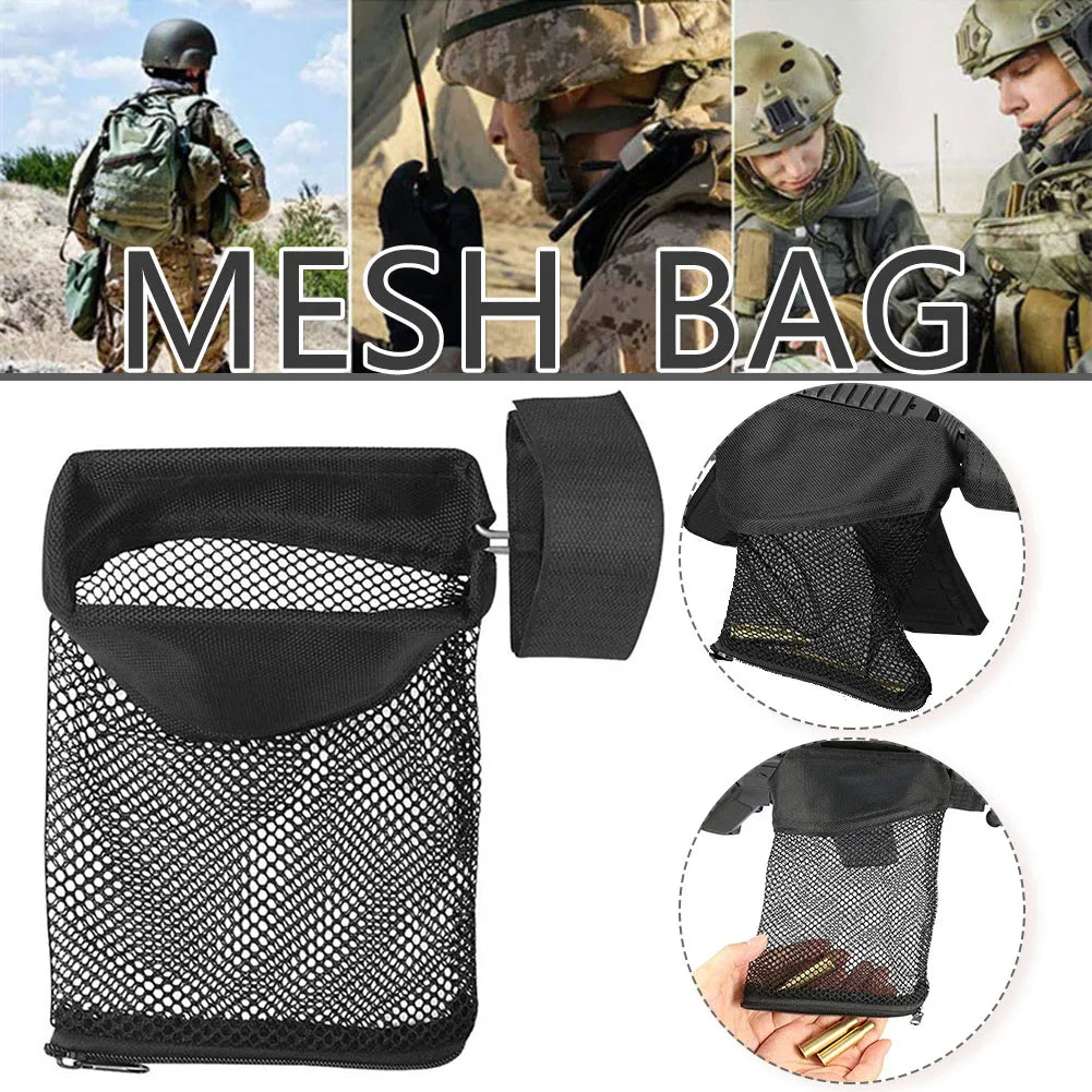 Brass Catcher Bag with Zipper – Oxford Mesh Shell Catcher