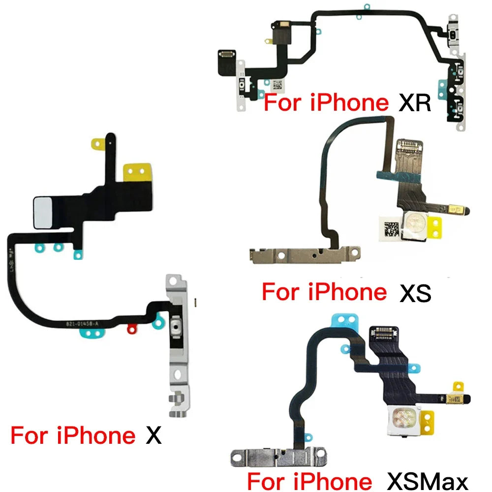 Power On/Off Button Flex Cable for iPhone X XR XS Max