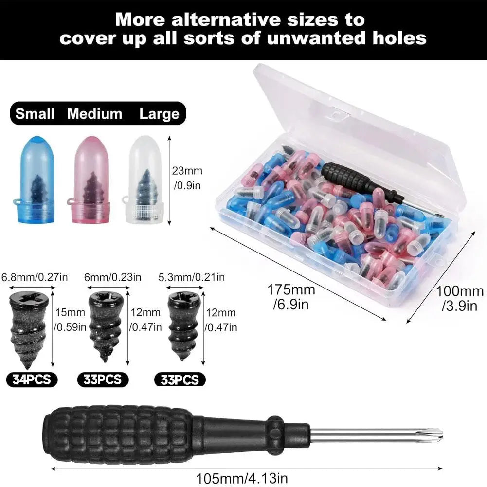 Tire Repair Screw Screwdriverfor Car Motorcycle Truck Universal