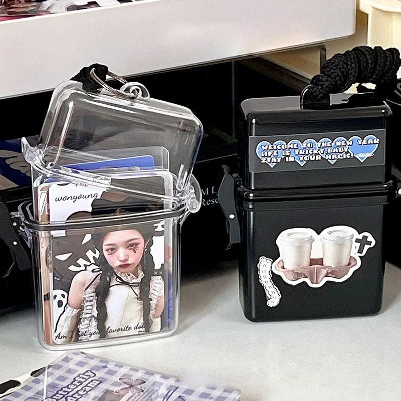Ins Toploader Photocards Storage Box Kpop Idol Photo Card Holder
