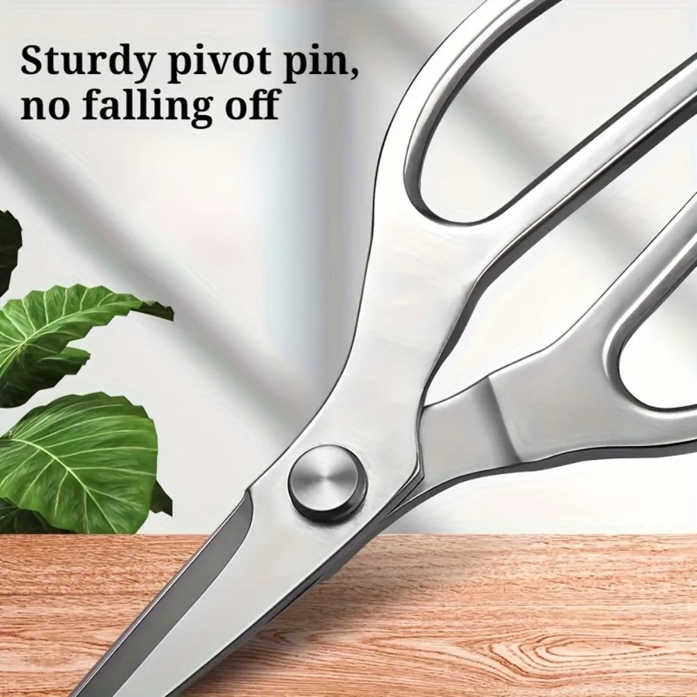 Heavy-Duty Kitchen Scissors & Peeler Set | Stainless Steel 2pc
