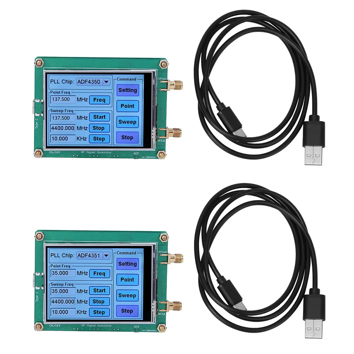 Generator Full RF Sweep Frequency Control Data Cable ADF4350 ADF4351