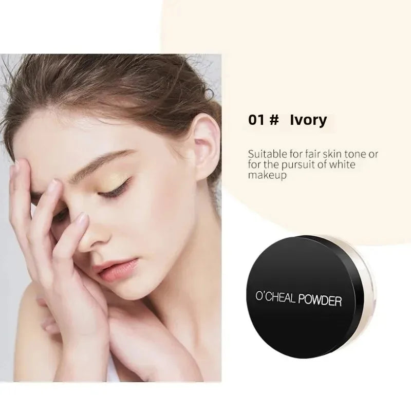 OCHEAL Matte Loose Setting Powder – Oil Control & Waterproof