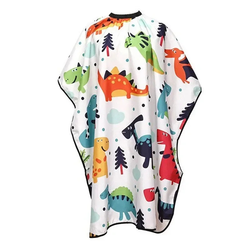 Kids Cartoon Hairdressing Cape | Children's Hair Cutting Wrap