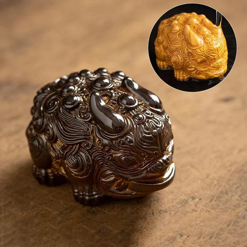 Color-Changing Pi Xiu Tea Pet | Kung Fu Tea Table Ornament