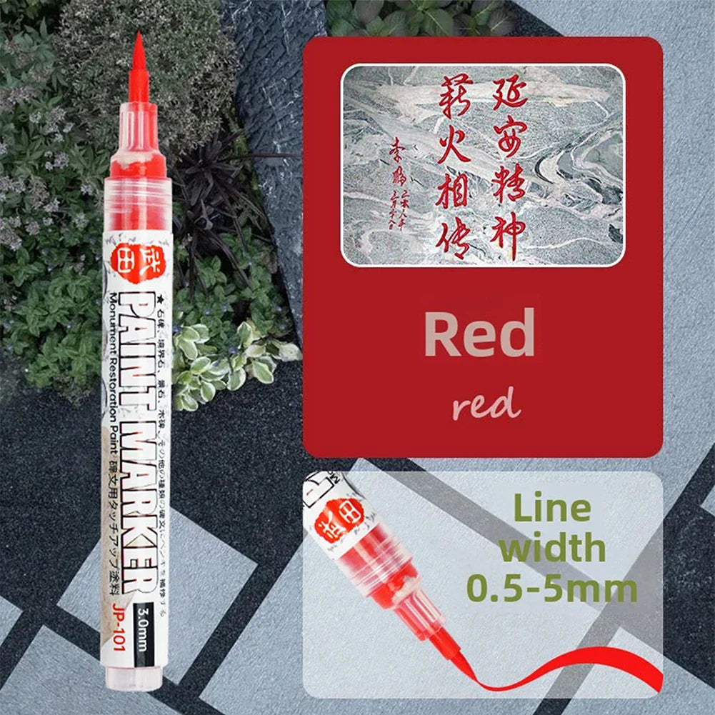 Waterproof Paint Marker Pens for Stone & Rock – 12 Colors