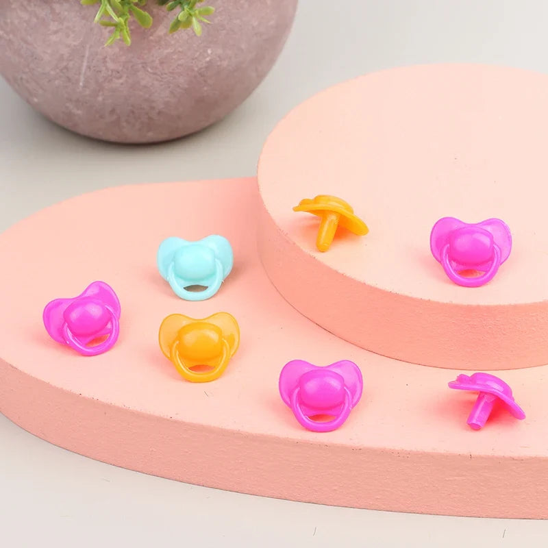 20 Pcs Miniature Dollhouse Pacifiers | 1:12 Scale Doll Accessories
