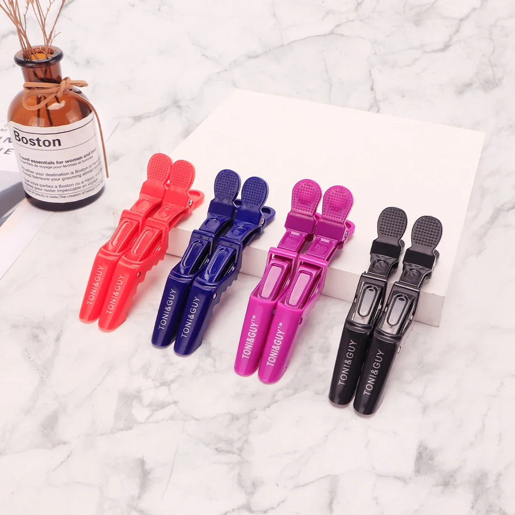 6-Pack Salon Alligator Hair Clips – Traceless Sectioning Clips