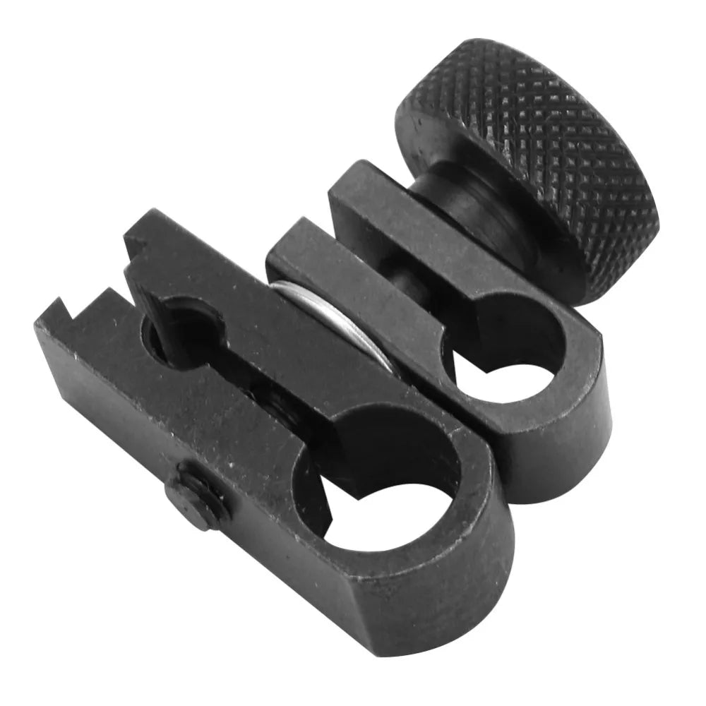 Diameter Hole Dial Indicator Clamp Chuck Black Carbon Steel Swivel