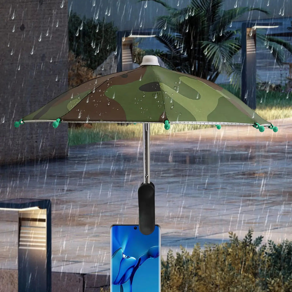 Mini Clip-On Phone Umbrella Sunshade | Outdoor Screen Shade