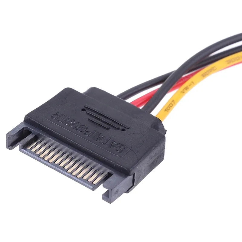 4-Pin Molex IDE to 15-Pin SATA Power Cable Adapter for PC