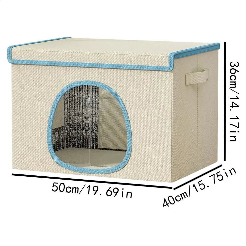 Cat & Dog Cooling House with 6 Ice Packs | Indoor Pet Cave