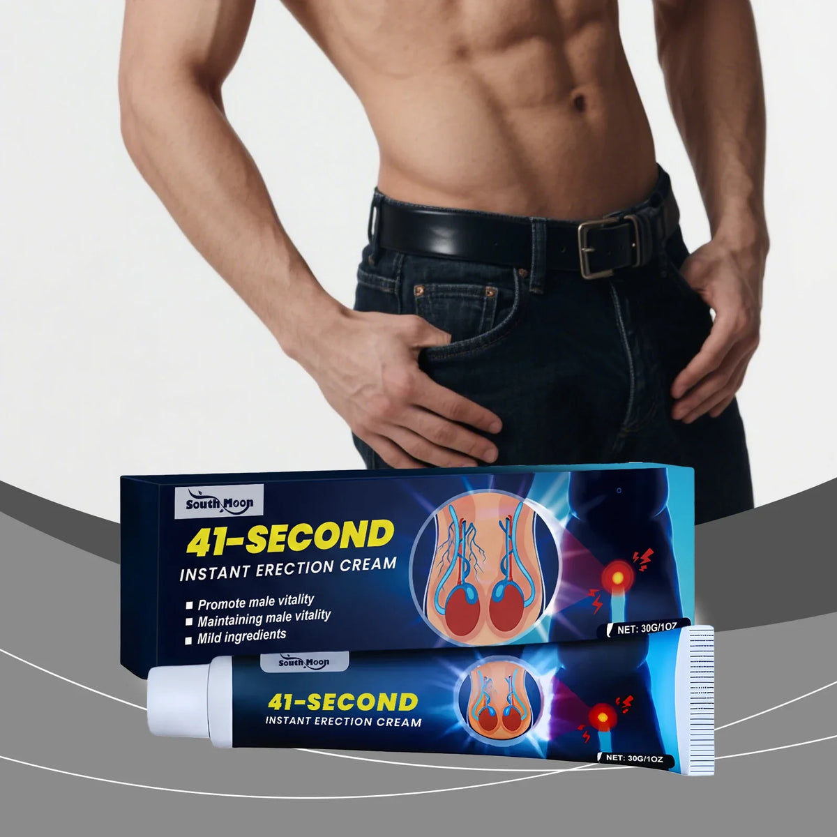 Men's Daily Moisturizing Cream – Lightweight Body Care 30g