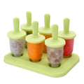 DIY Ice Cream Molds – 6-Cavity Reusable Popsicle Maker Tray