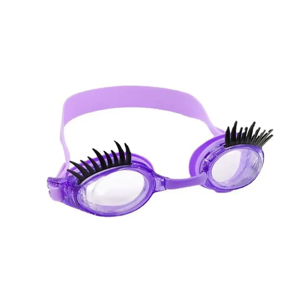 Kids Eyelash Swimming Goggles – Anti-Fog UV Silicone, Boys & Girls