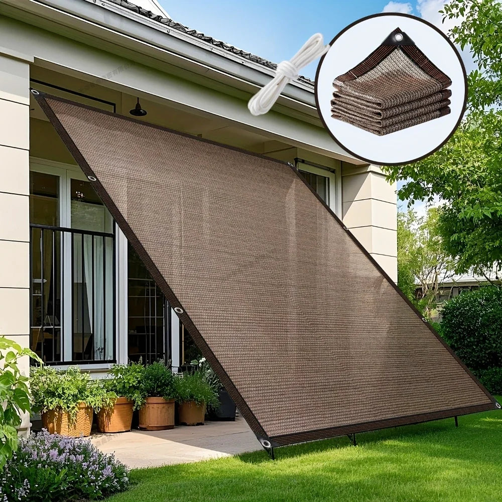 Garden Shade Cloth with Grommets | Patio Pergola Sun Cover