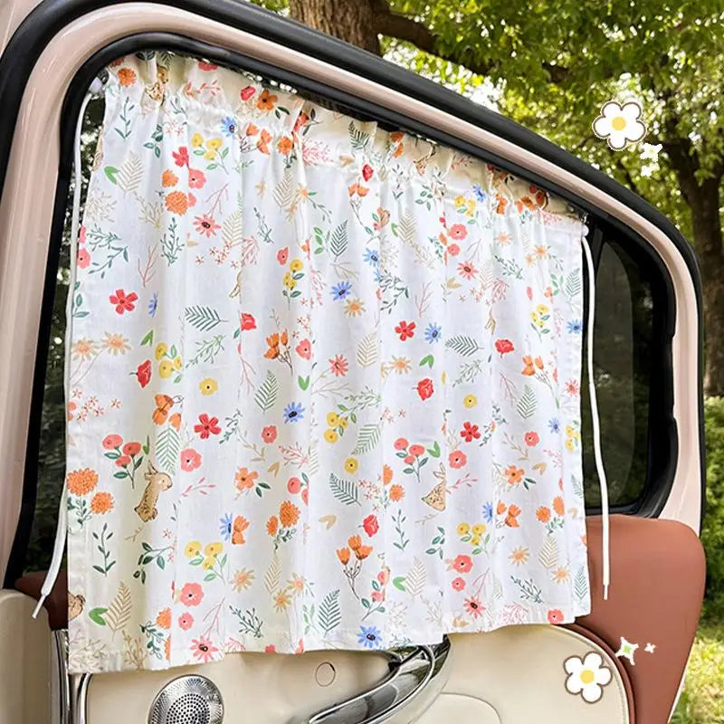 Cartoon Car Window Sunshade – UV Protection for Kids & Baby