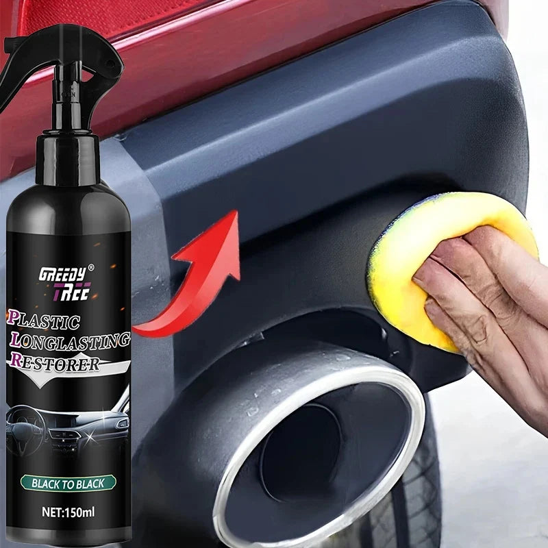 Car Plastic Repair Kit – Crystal Coating & Black Interior Wax