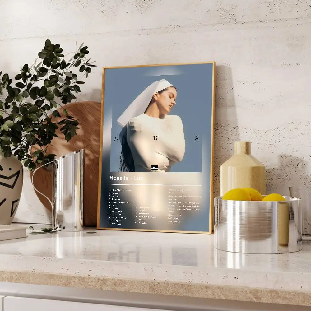 Rosalia Lux Album Poster – Self-Adhesive Waterproof Wall Sticker