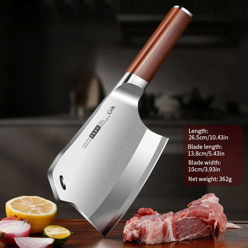 PLYS Heavy-Duty Bone Chopper Knife – Stainless Steel Butcher Axe