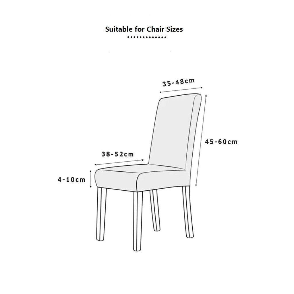 Ruched Spandex Stretch Chair Covers for Dining, Wedding & Banquet