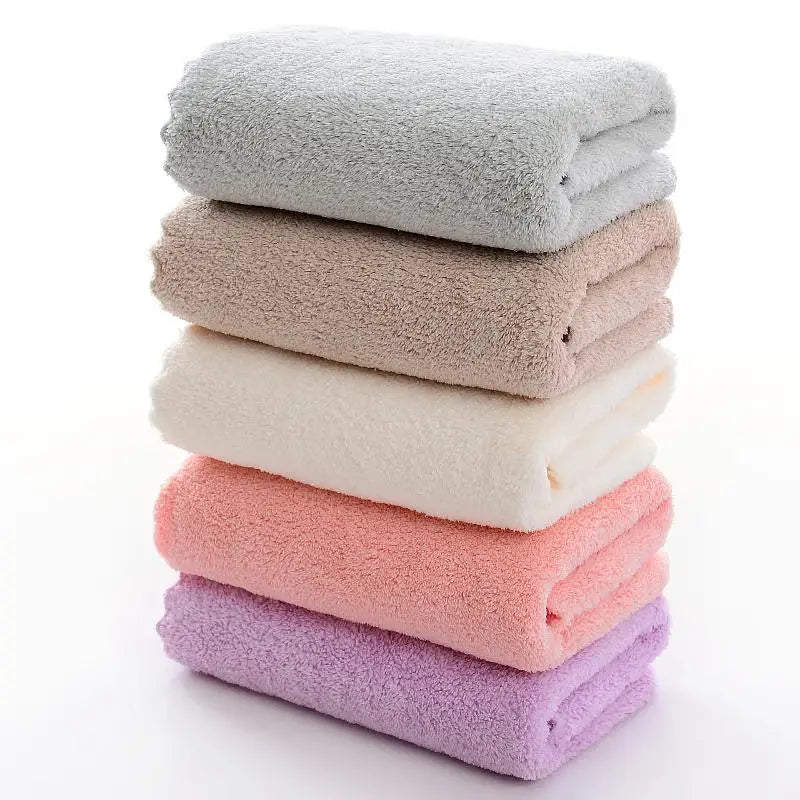 Coral Fleece Bath Towel – Ultra Absorbent & Lint-Free