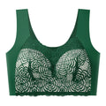 Women's Seamless Wireless Lace Bra | Wire-Free Half Cup Everyday