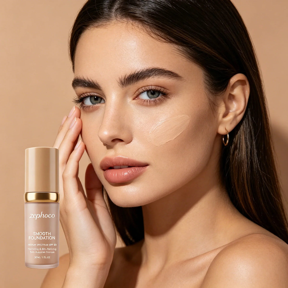 Color-Changing Foundation Concealer – SPF, Full Coverage, Waterproof