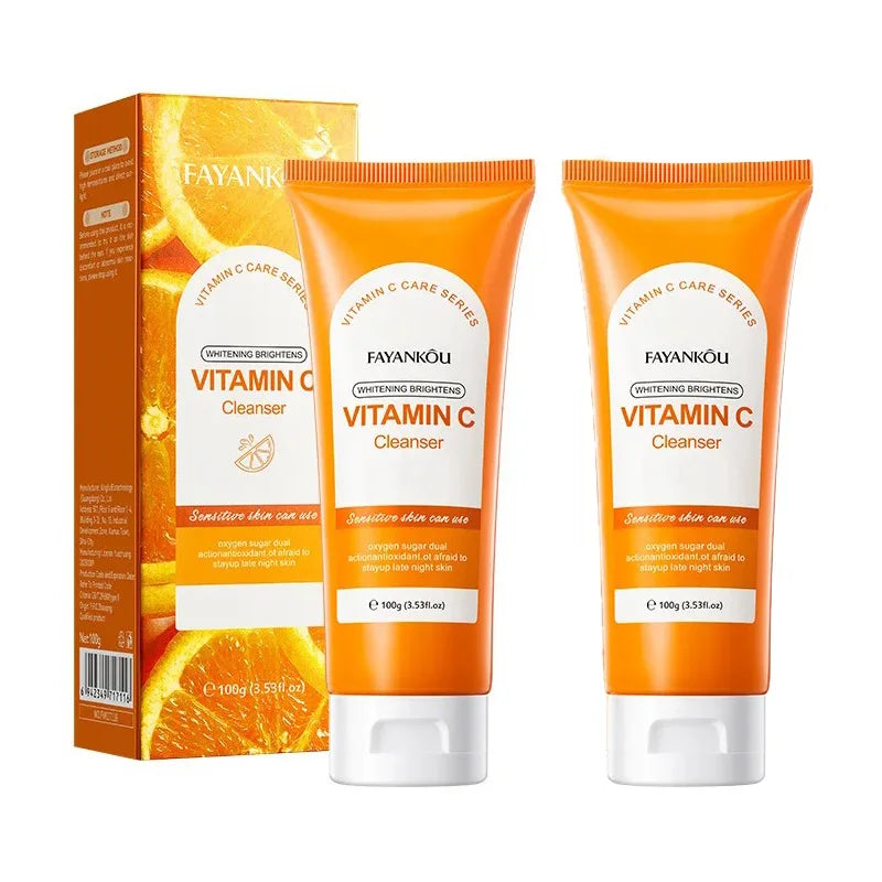 REAROYA Vitamin C Foam Face Wash – Brightening Cleanser 100g