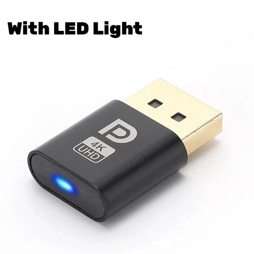4K DisplayPort Dummy Plug | EDID Headless Virtual Display Adapter