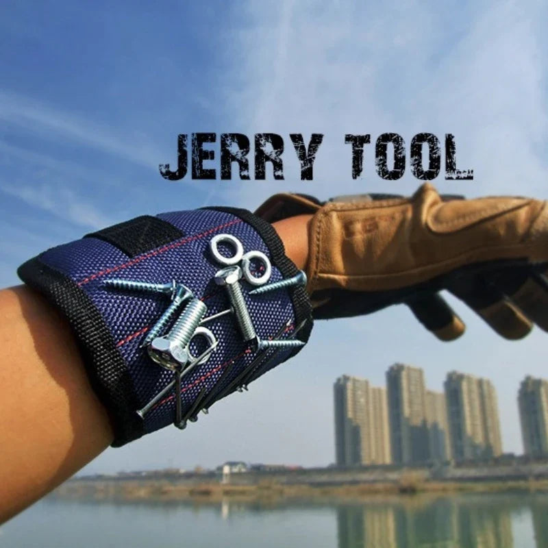 Magnetic Wrist Strap Tool Band | Screw & Parts Holder
